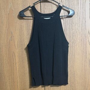 Mine Black Knit Tank Top